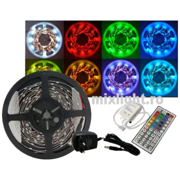 Rola flexibila autoadeziva Mixlight Led Strip Set RGB 10M