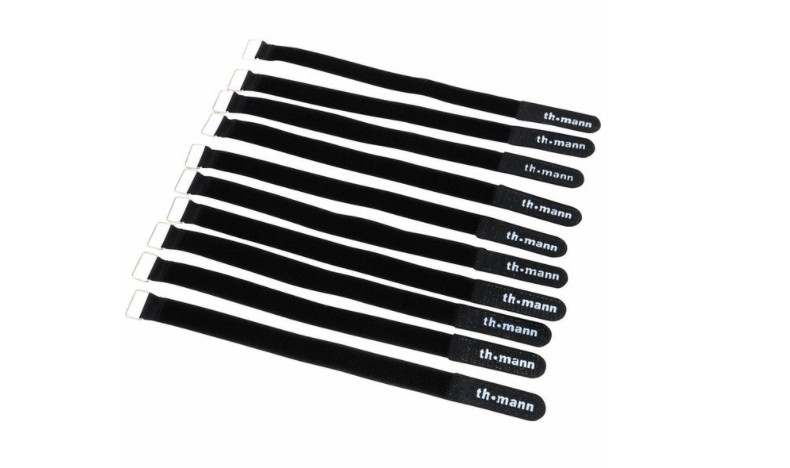 Legaturi Cablu Thomann V2030 Black 10 Pack