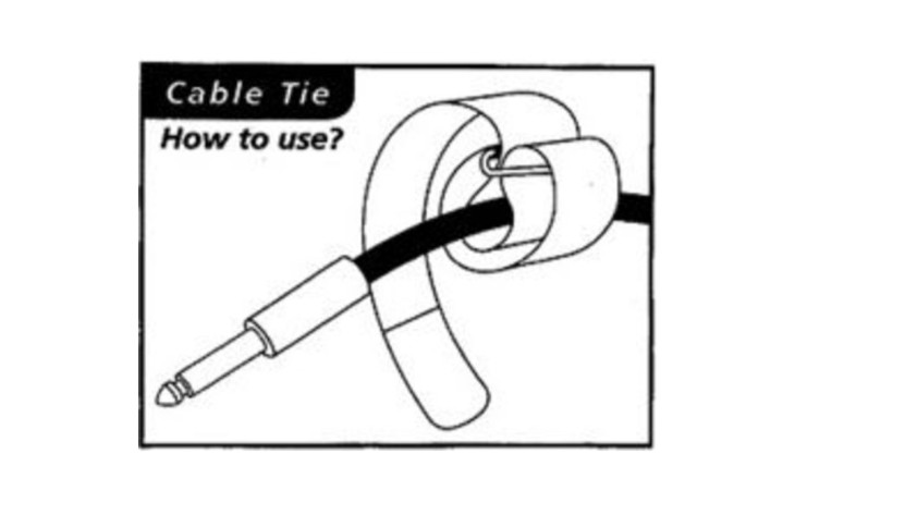 Legaturi Cablu Thomann V2030 Black 10 Pack