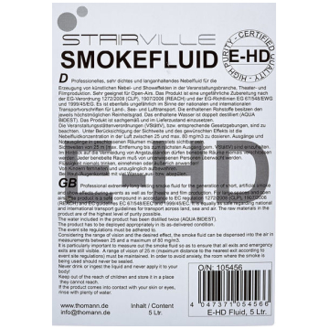 Lichid de Fum 5l Stairville E-HD Fluid