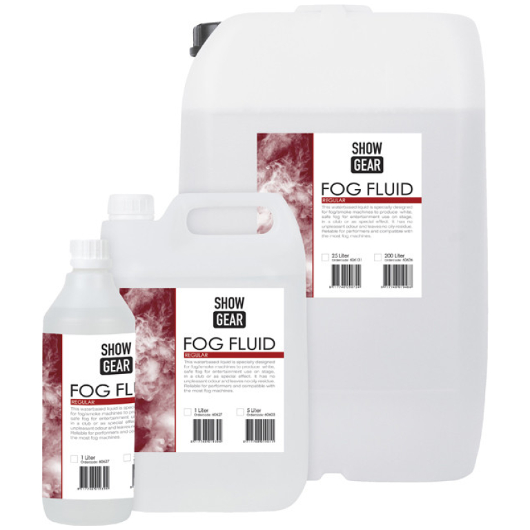 Lichid fum Showgear densitate medie, Fog Fluid Regular 5L