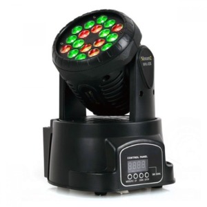 Beamz MHL108, Moving Head Wash 18x 3W led RGB DMX