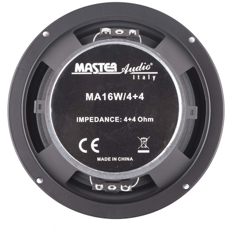 Master Audio MA16W4+4, Difuzor Woofer 165mm cu 2 bobine