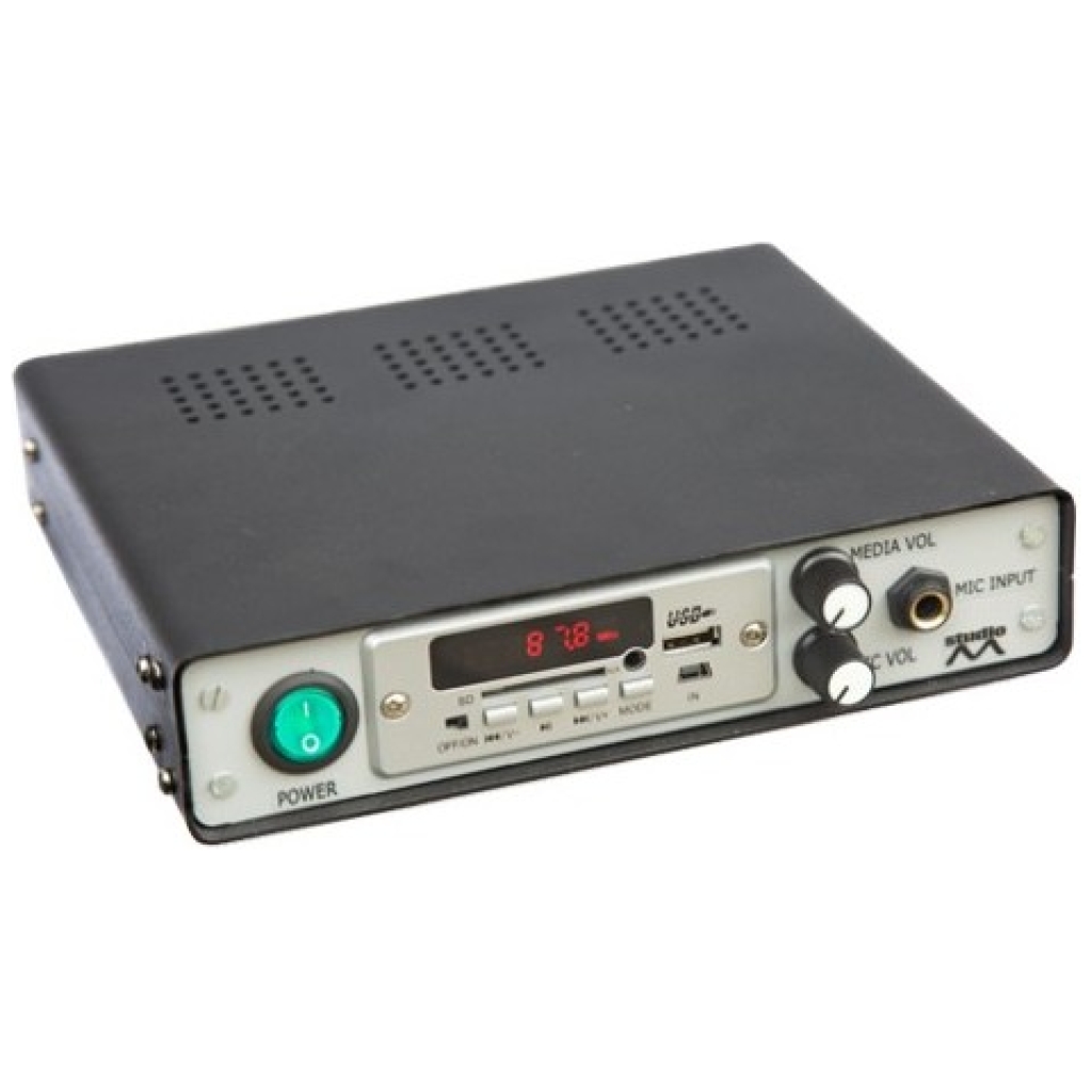 Media Player Audio MINI-RACK AS-1 USB-BT-Tuner FM si Mic