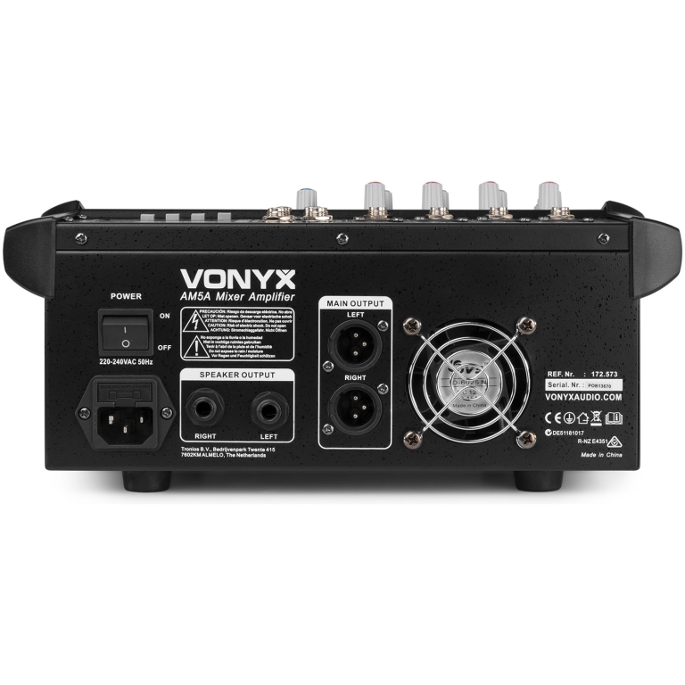 Mixer Amplificat Vonyx AM5A,DSP/Bluetooth/USB/SD/MP3