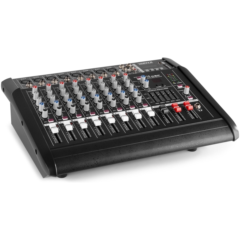 Mixer Amplificat Vonyx AM8A,DSP/Bluetooth/USB/SD/MP3