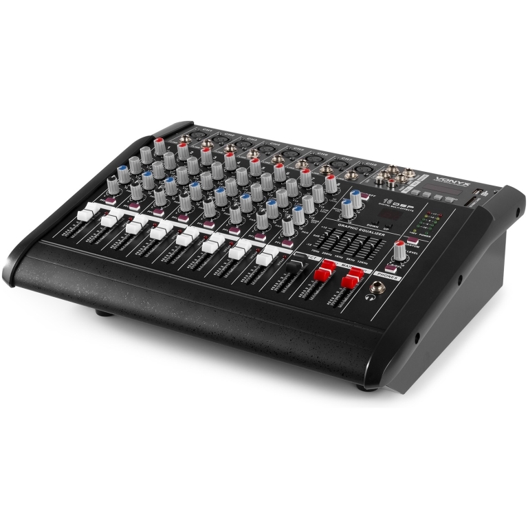 Mixer Amplificat Vonyx AM8A,DSP/Bluetooth/USB/SD/MP3