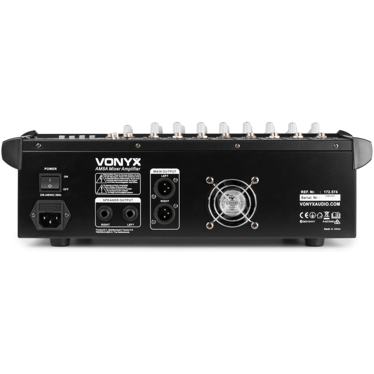 Mixer Amplificat Vonyx AM8A,DSP/Bluetooth/USB/SD/MP3