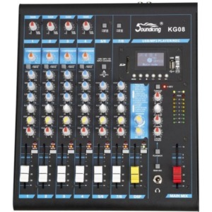Soundking KG08, Mixer audio analogic cu USB player