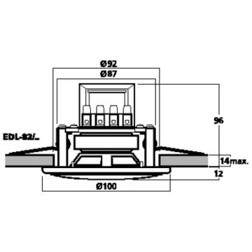 Monacor EDL 82/WS