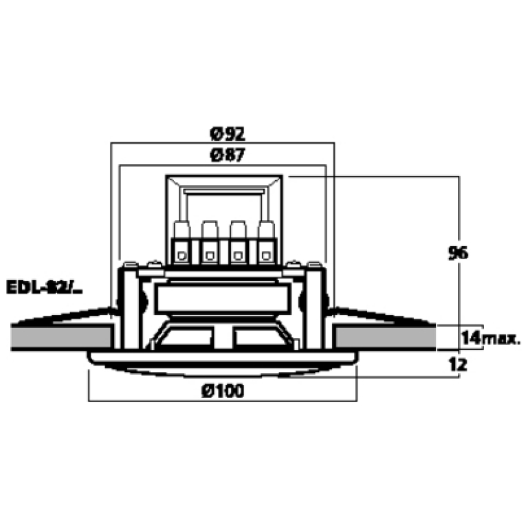 Monacor EDL 82/WS
