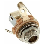 Mufa Jack mama panou 6.3 mm stereo, Conector Jack Switchcraft Open 1/4”