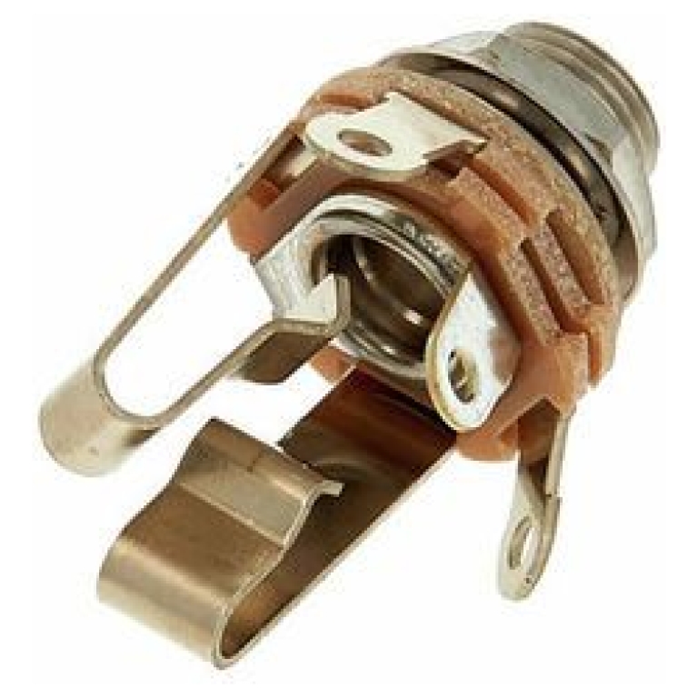 Mufa Jack mama panou 6.3 mm stereo, Conector Jack Switchcraft Open 1/4”