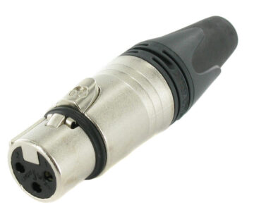 NEUTRIK NC 3FXX, conector xlr mama 3 poli