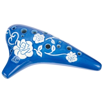 Ocarina Thomann 12H C3 Alto Roses blue