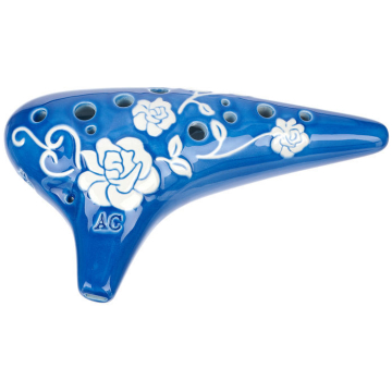 Ocarina Thomann 12H C3 Alto Roses blue