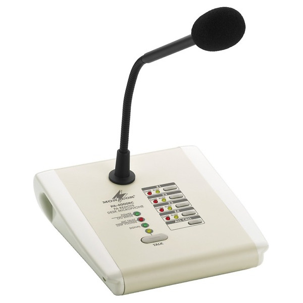 Microfon pentru instalatii de linie PA-4000RC Monacor