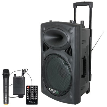 Boxa portabila Ibiza PORT15UHF, 15 inch, 800W 12/230V USB/MP3