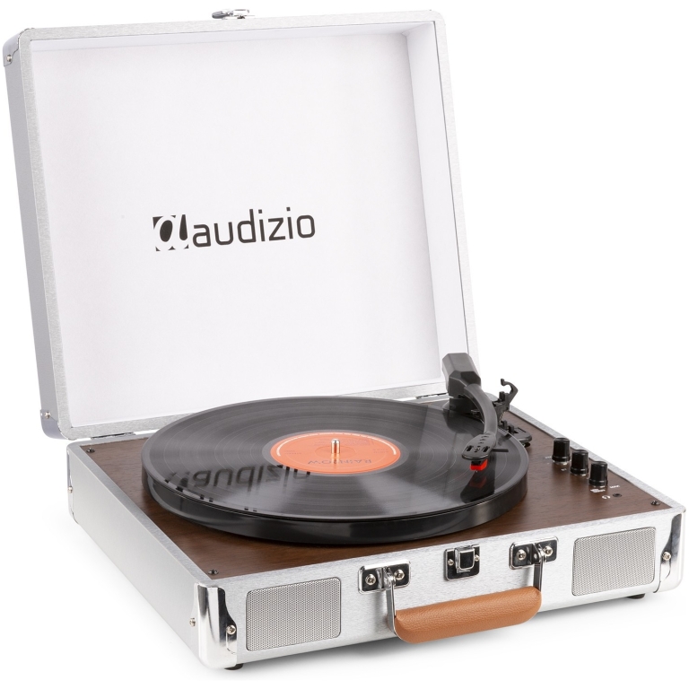 Pick-up Audizio RP320 cu Bluetooth, finisaj aluminiu