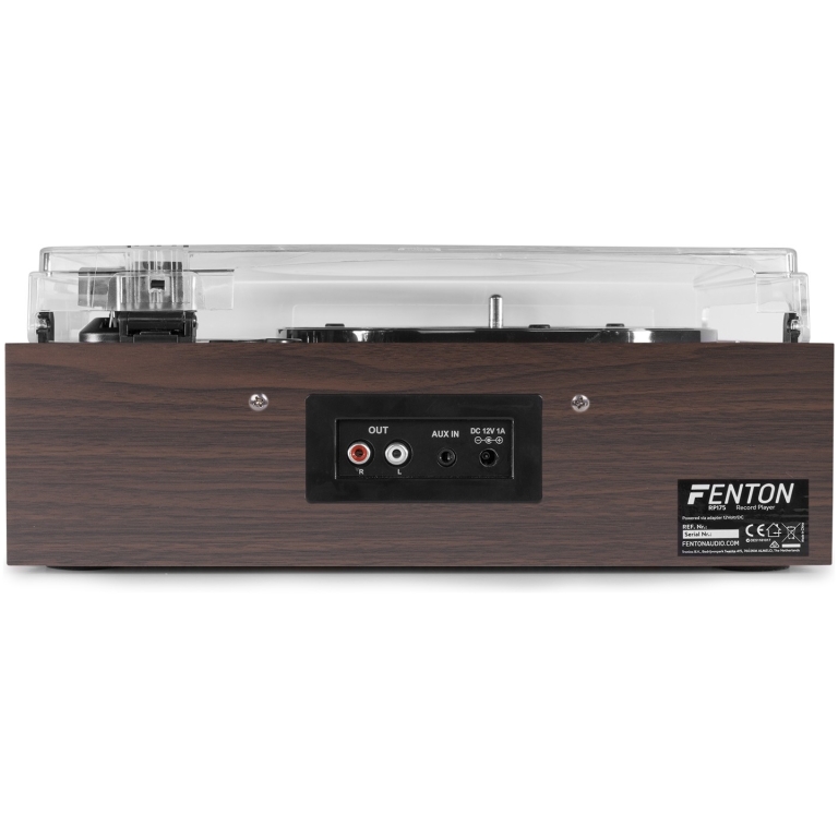 Pick-up placi vinyl Fenton RP175DW, cu Bluetooth, maro