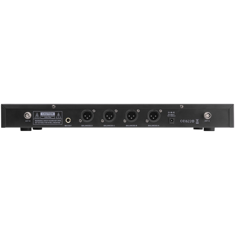 Set 4 microfoane wireless vocale Power Dynamics PD504H