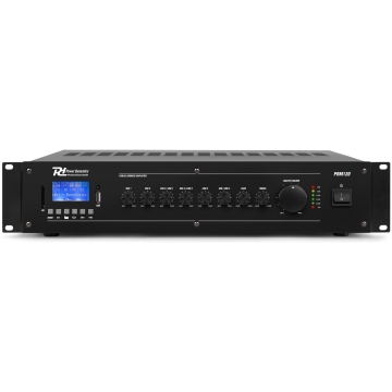 Power Dynamics PRM120, Amplificator 100V, 120W RMS, Bluetooth, USB, SD