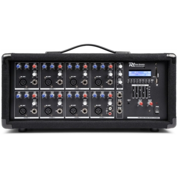 Mixer cu amplificator Power Dynamics PDM-C805A, 8 canale, bluetooth si USB