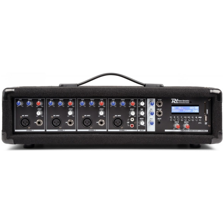 Mixer activ Power Dynamics PDM-C405A, 4 canale, bluetooth, USB