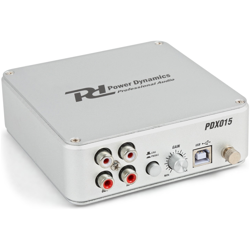 Preamplificator intrare Phono PDX015 Power Dynamics, cu software
