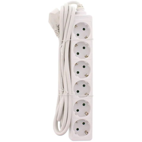 Prelungitor 6 prize Schuko, 3 m