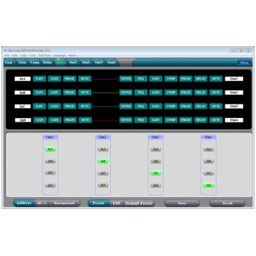 Procesor Crossover the t.racks DSP 4x4 Mini