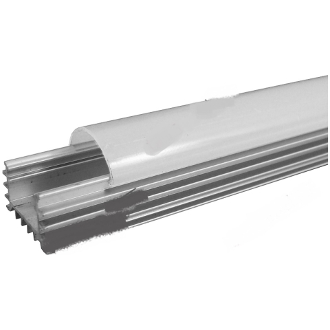 Profil drept cu ecran rotund mat 1m