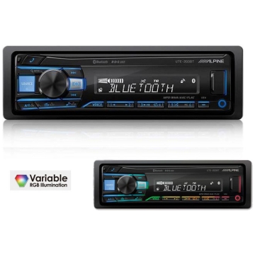 Radio Auto Alpine UTE-200BT, Bluetooth, 4x50W