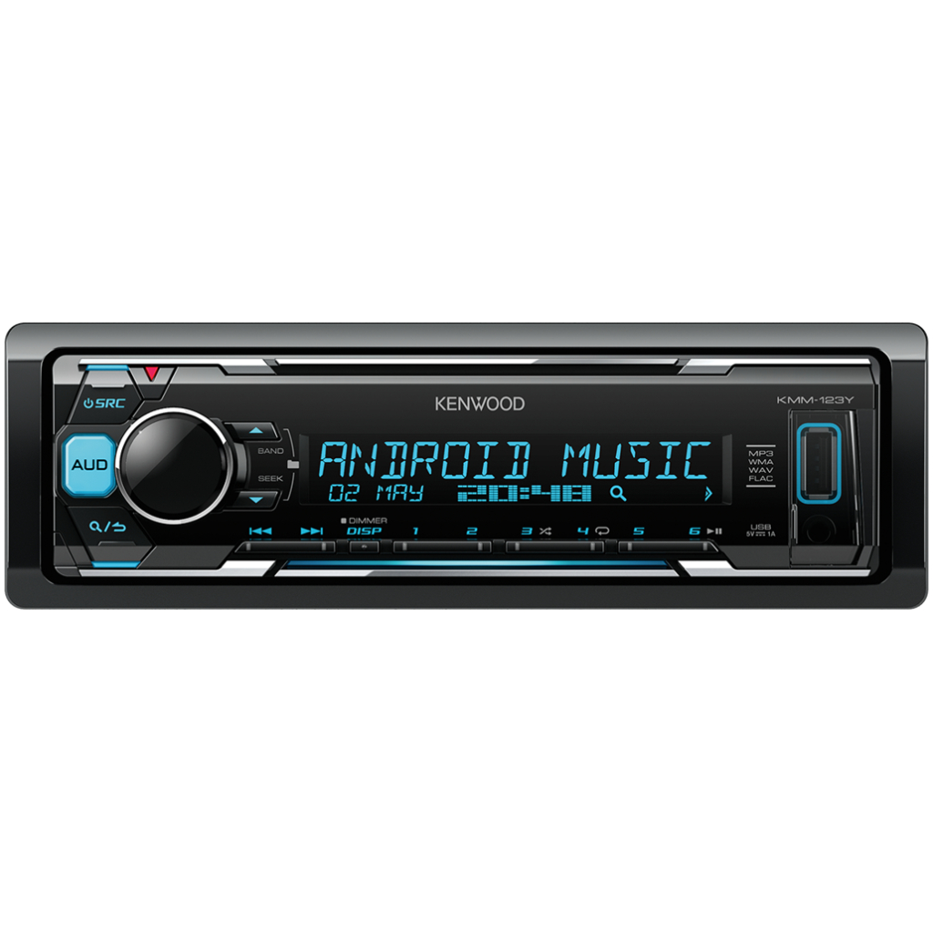 Radio Auto KENWOOD KMM-123Y, USB, 4x50W