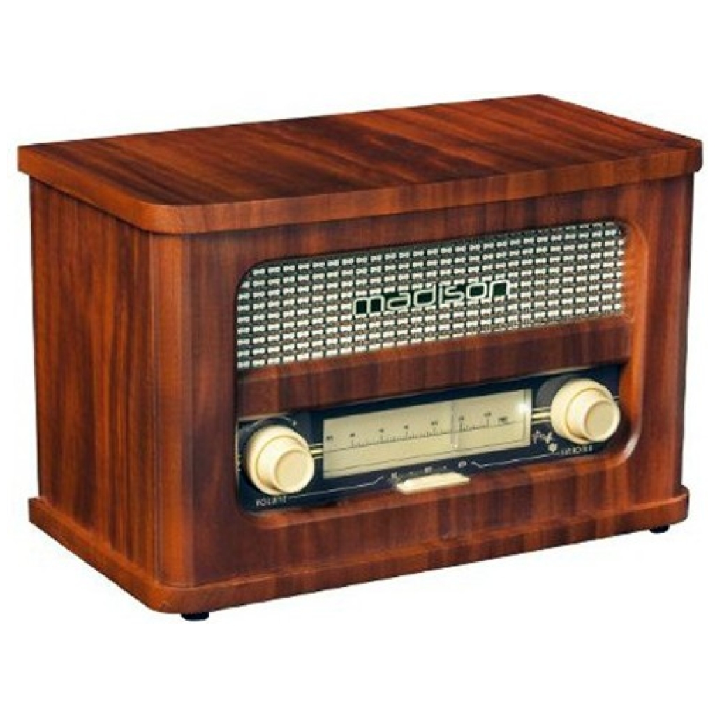 Radio FM Vintage Madison cu bluetooth, 10W
