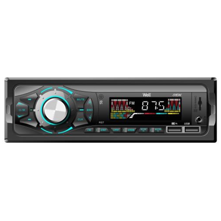Radio auto Well Show 4x40w, bluetooth, USB, SD,