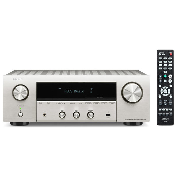 Receiver Stereo Denon DRA 800H Silver