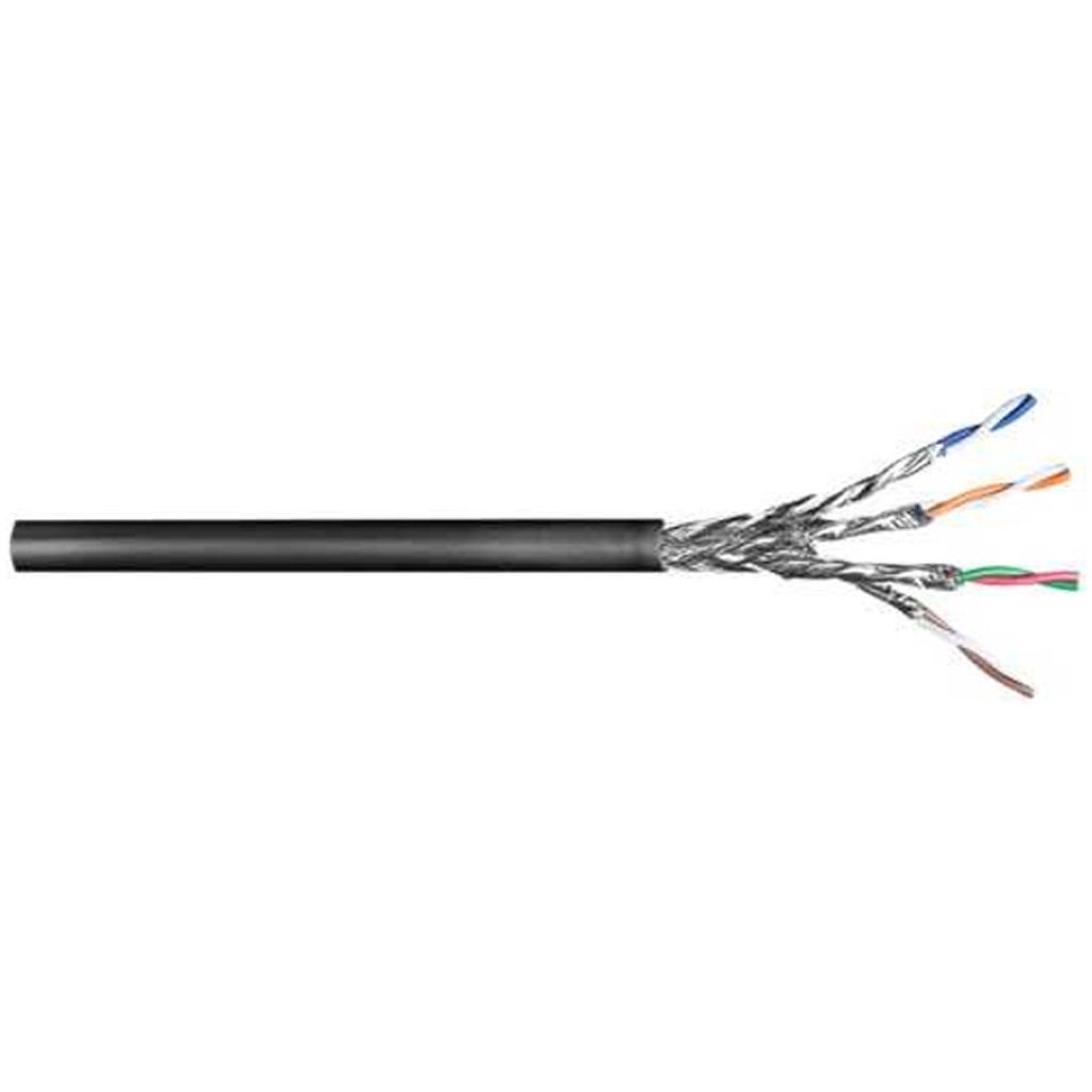 Cablu retea pentru exterior S/FTP cat.6 gri