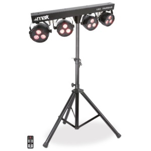 Set lumini cu stativ Max Light LED Parbar 4