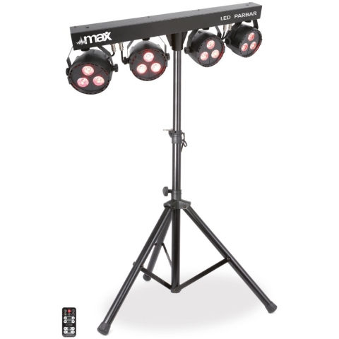 Set lumini cu stativ Max Light LED Parbar 4