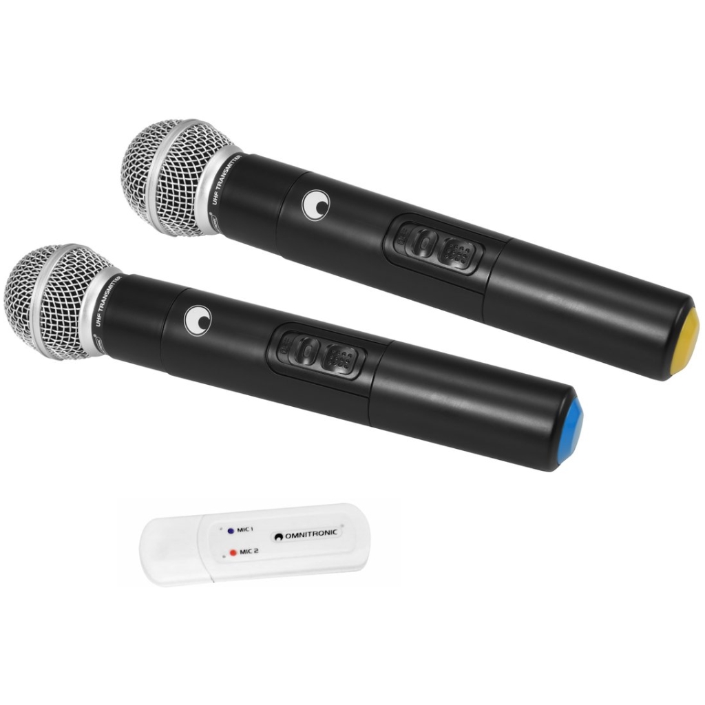 Set microfoane wireless Omnitronic UWM-2HH