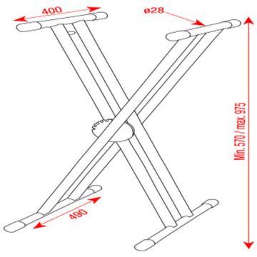 Showgear Keyboard Stand Ergo2