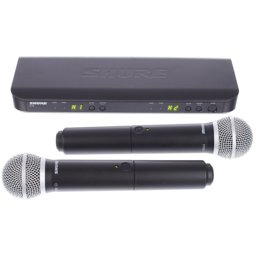 Microfoane fara fir Shure BLX288/PG58