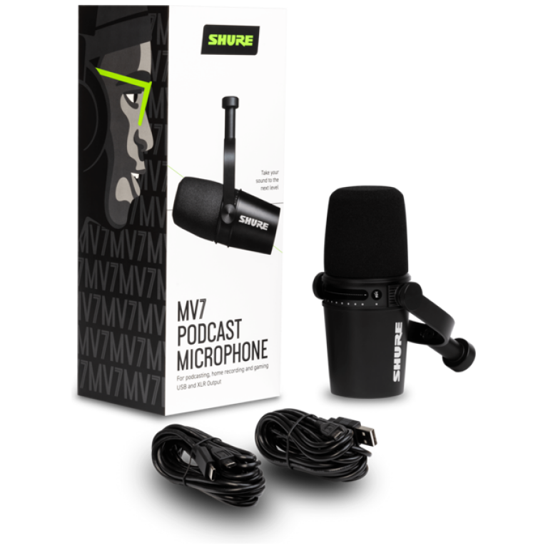 Microfon Studio Shure MV7-K
