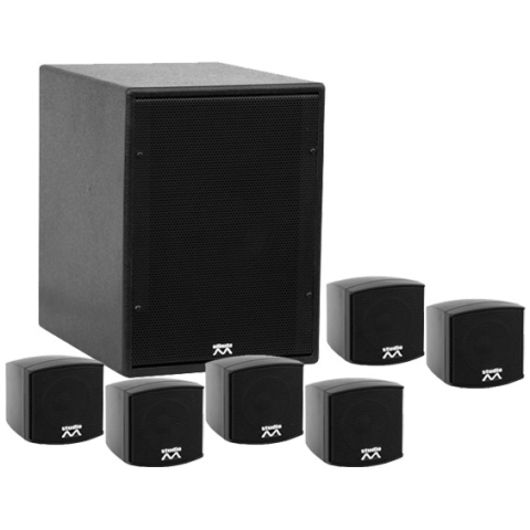 Sistem audio cu bas activ Atmos Omni 25 6.1 Negru