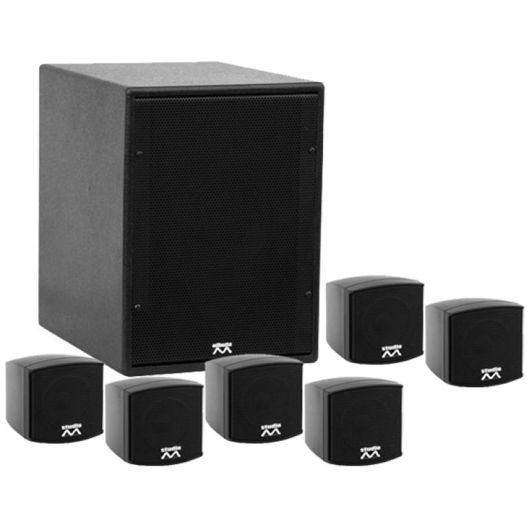 Sistem audio cu bas activ Atmos Omni 25 6.1 Negru