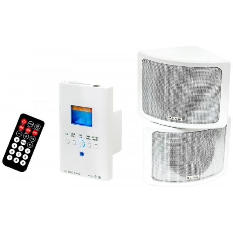 Sistem sonorizare cu 2 boxe aplicate NS002, Bluetooth, USB