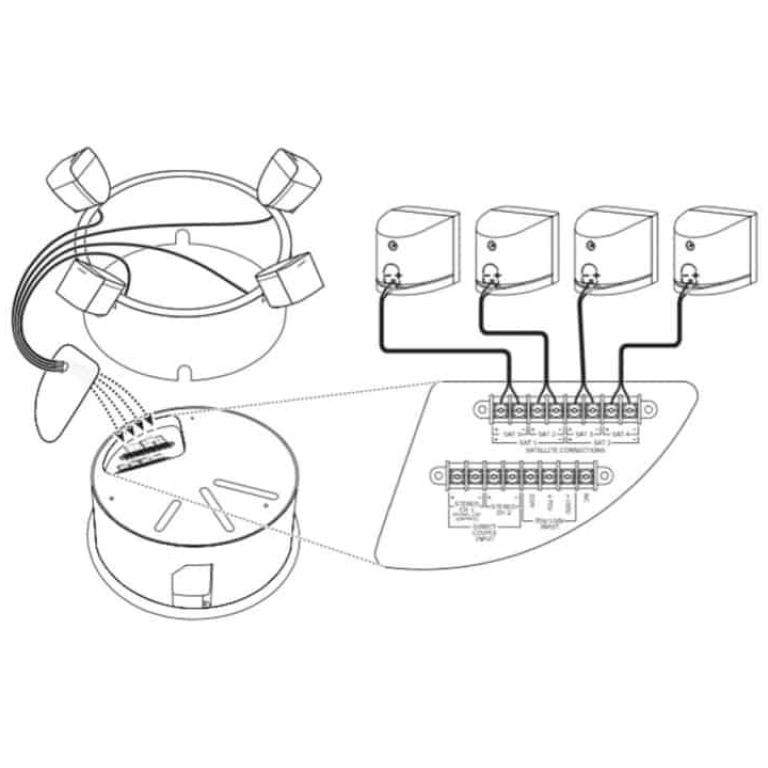 Sistem Boxe Suspendate Bose Pro Freespace 3 Pendant, Negru