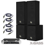 Sistem audio 1000W Dj Box House Music, bluetooth, 4x250W