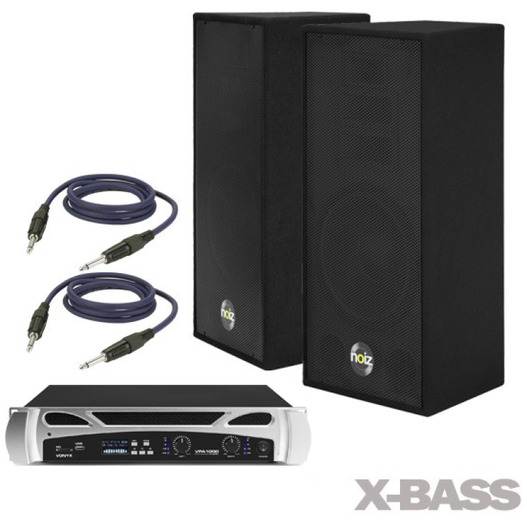 Sistem audio 500W Dj Box Disco Music, bluetooth